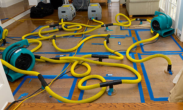 Professional Burst Pipe Water Damage technician working in Zanesville, OH